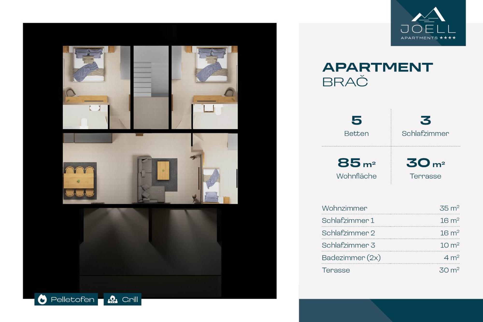 Joell Apartments Lokva Rogoznica Bagian luar foto