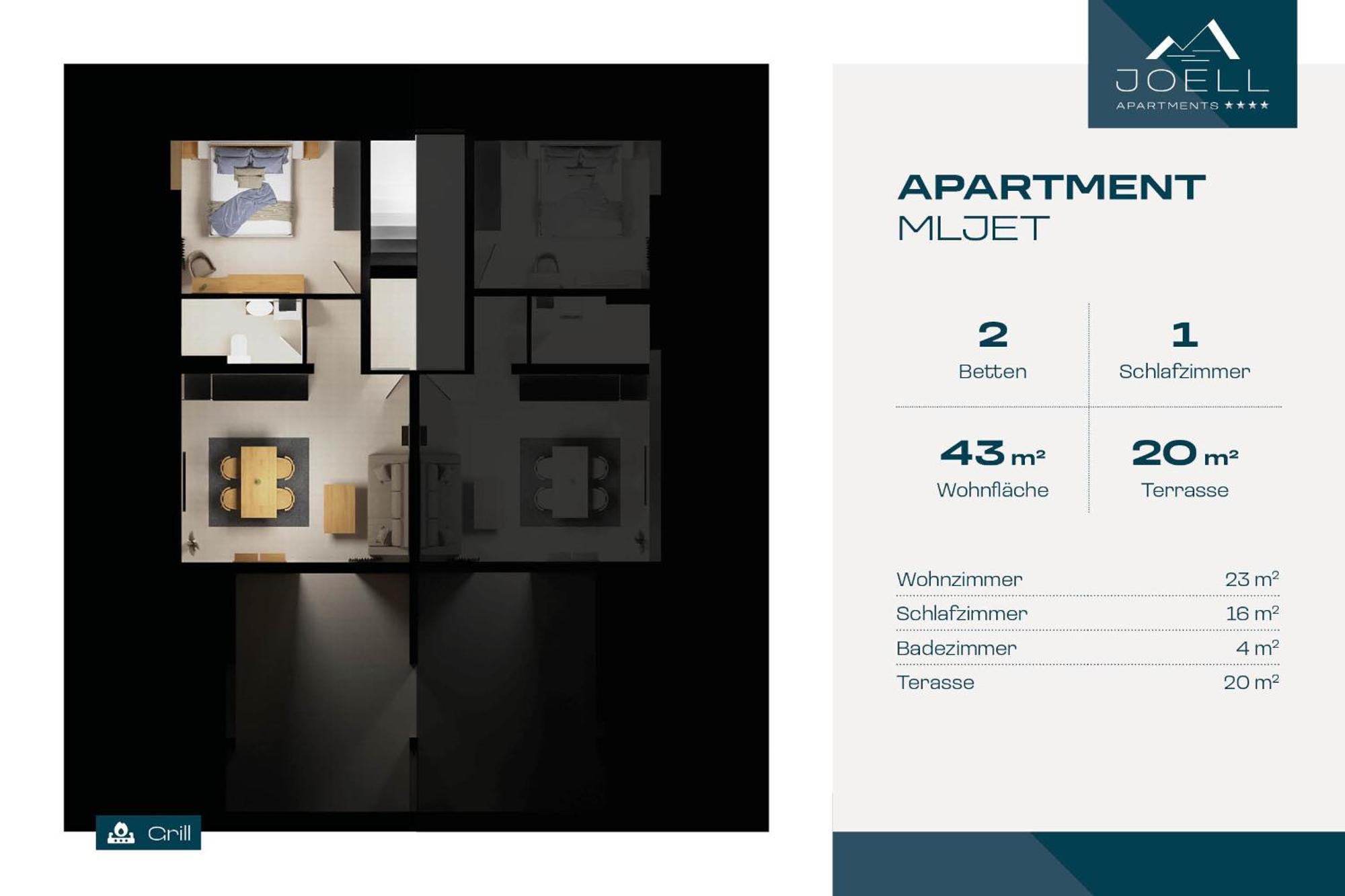Joell Apartments Lokva Rogoznica Bagian luar foto
