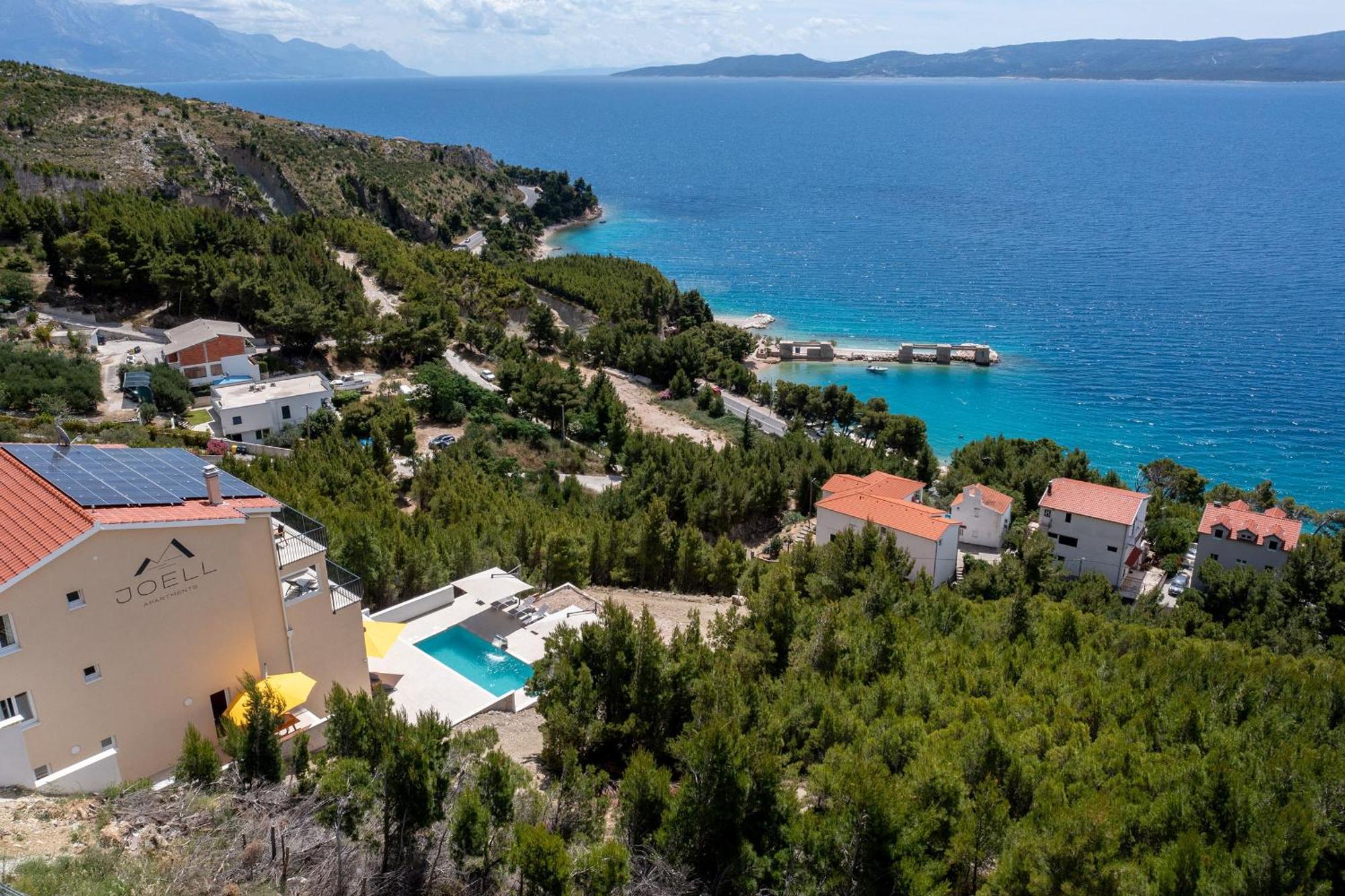 Joell Apartments Lokva Rogoznica Bagian luar foto